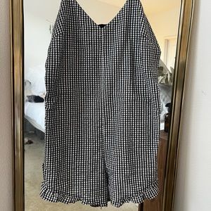 Plaid Romper